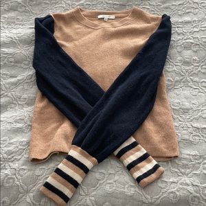 Blue And Brown Madewell Sweater